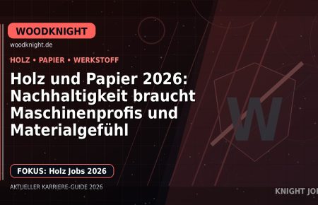 Holz und Papier 2026: Nachhaltigkeit braucht Maschinenprofis und Materialgefühl: Der Karriere-Guide für Holz und Papier